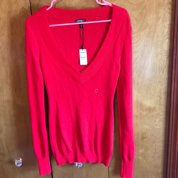 Express Sweaters - NEW Women’s Red Express Sweater